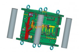 塑胶汽车模具设计结构图纸0015