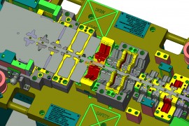 冲压汽车模具结构图纸0008
