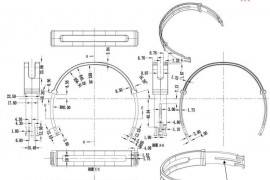 塑胶模具设计：耳机头带设计，内附3D图纸