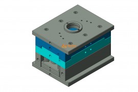 塑胶模具设计结构图纸0125