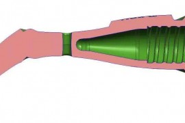 模具设计:螺纹侧抽芯加油缸抽出3D图，值得收藏