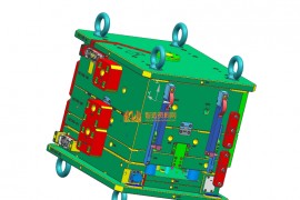 塑胶汽车模具设计结构图纸0011