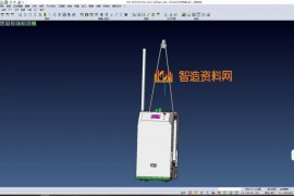 底盘结构详细的AGV小车SW模型1