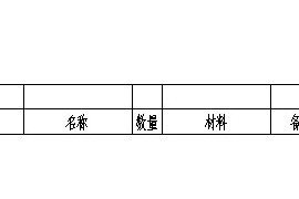 浩辰教程机械2012：(88)自定义明细表实例（图文教程）