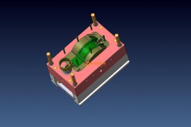 塑胶模具设计结构图纸0100