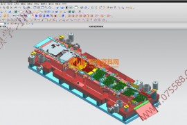 五金汽车模具结构图纸0023