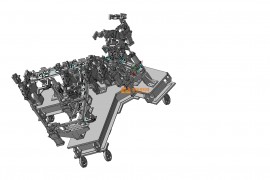 汽车侧围B柱焊装夹具设计