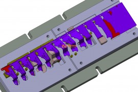 冲压汽车模具结构图纸0019