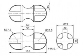 用CAD建模一个小零件(图文教程)