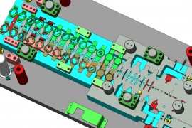 冲压汽车模具结构图纸0006