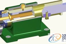 典型机械零部件制图实例-微动机构