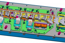 VISI五金汽车模具结构图纸0002
