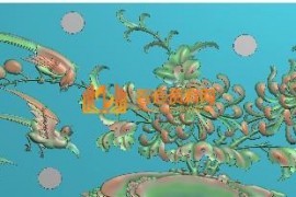 百福罗汉床扶手菊竹