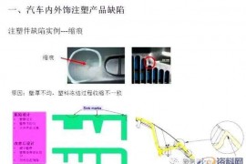 塑胶模具设计:汽车产品结构优化及成型中的问题改善方案！