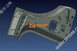 汽车件钣金产品图纸0012