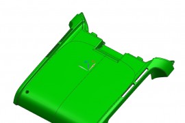 为了确保产品进胶平衡，在产品上面做附助流道样式