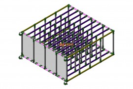 精益管周转车_精益管-周转车-长1350-高1200-装配体2