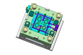 塑胶模具设计结构图纸0161