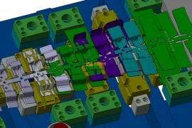VISI五金汽车模具结构图纸0034