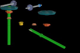 CAXA实体设计教程_9.换向变速机构（图文教程）