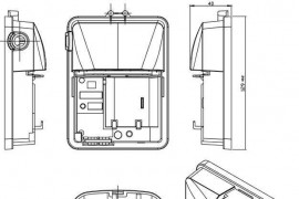 塑胶模具设计：家用煤气报警器外壳设计分享！