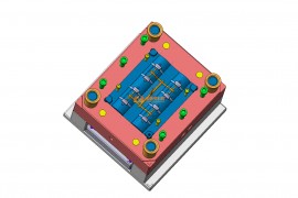 塑胶模具设计结构图纸0182