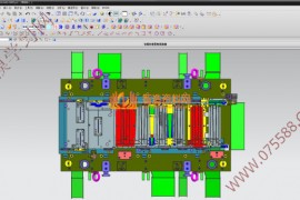 五金汽车模具结构图纸0085