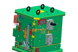 塑胶汽车模具设计结构图纸0017