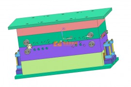 塑胶模具设计全套图纸0176