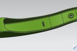 工厂实战经典结构模具--大斜度斜顶--二次顶出结构工厂实战经典结构模具--大斜度斜顶--二次顶出结构1，产品图