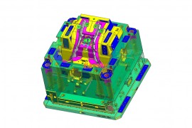 塑胶汽车模具设计结构图纸0001