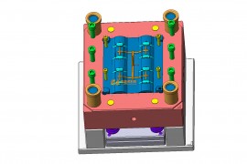 塑胶模具设计结构图纸0130