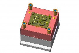 塑胶模具设计结构图纸0140