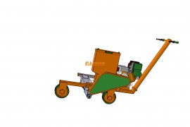 道路油漆标线机  3D数模图纸