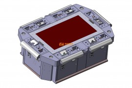 纯钣金的高压电捕鱼机