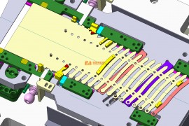冲压汽车模具结构图纸0007