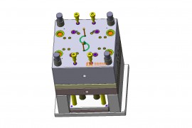 塑胶模具设计结构图纸0142