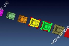 UG汽车零部件料带图0001