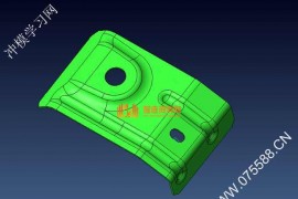 汽车件钣金产品图纸0036