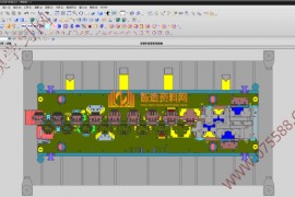 五金汽车模具结构图纸0068