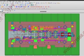 五金汽车模具结构图纸0025
