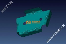 汽车件钣金产品图纸0042