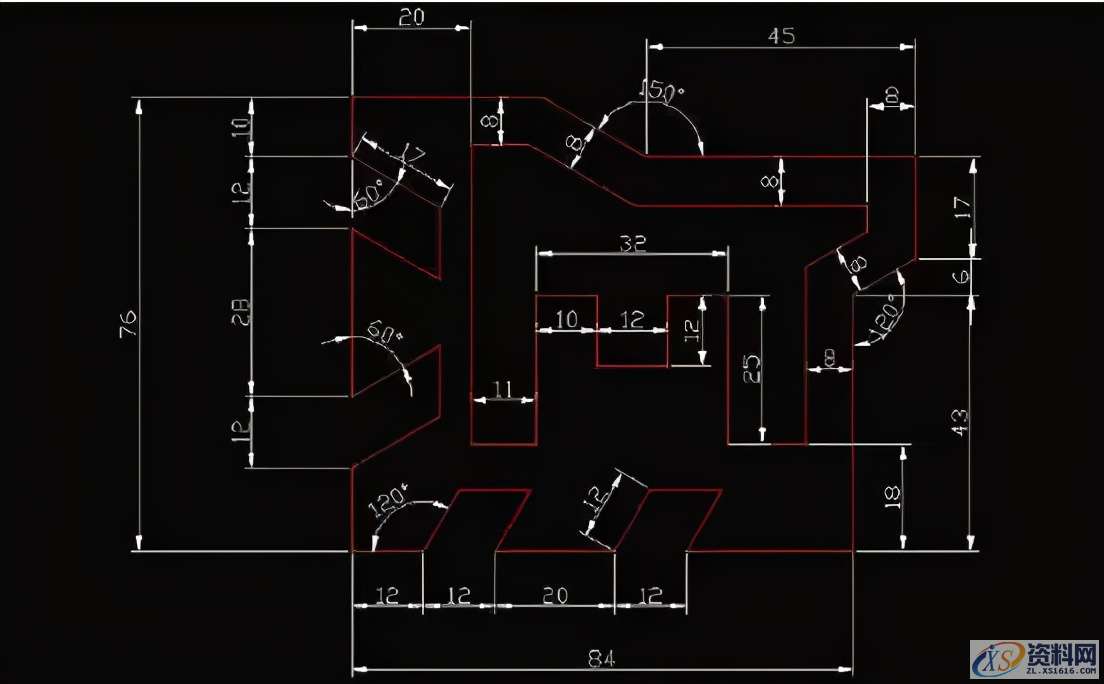 24张CAD练习图纸，数控新手到老司机的进阶之路,24张CAD练习图纸，数控新手到老司机的进阶之路,模具设计,电商,培训学校,数控,非标,第5张