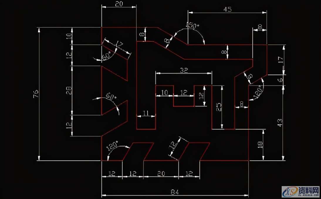 24张CAD练习图纸，数控新手到老司机的进阶之路,24张CAD练习图纸，数控新手到老司机的进阶之路,模具设计,电商,培训学校,数控,非标,第16张