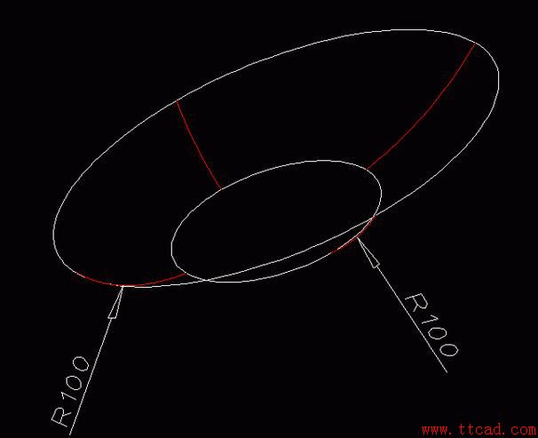 CAD绘制三维元宝(图文教程),教你如何用CAD绘制三维元宝,椭圆,下图,参考,我们,元宝,第4张