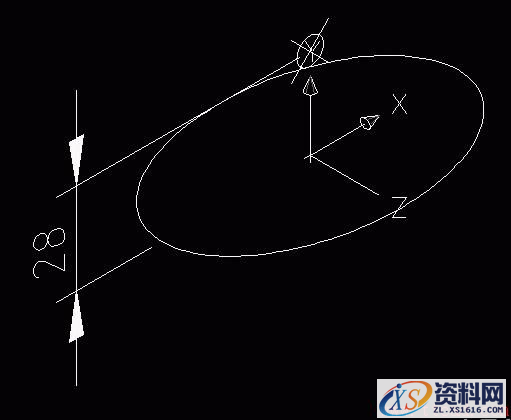 CAD绘制三维元宝(图文教程),教你如何用CAD绘制三维元宝,椭圆,下图,参考,我们,元宝,第7张