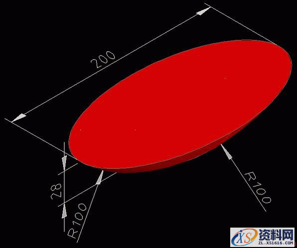 CAD绘制三维元宝(图文教程),教你如何用CAD绘制三维元宝,椭圆,下图,参考,我们,元宝,第15张
