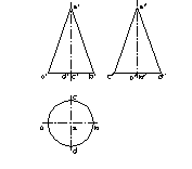 CAD教程第7章-基本体的投影及其表面取点（图文教程）,CAD教程第7章-基本体的投影及其表面取点,投影,面上,棱锥,上点,圆锥,第5张