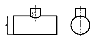 CAD教程第8章-相贯线（图文教程）,CAD教程第8章-相贯线,投影,轴线,相交,圆柱,转体,第8张