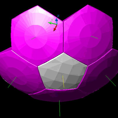 用AutoCAD画足球（图文教程）,用AutoCAD画足球,锥体,六边形,五边形,如图,球体,第11张